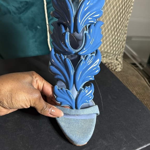 Denim Giuseppe pumps - Picture 11 of 15